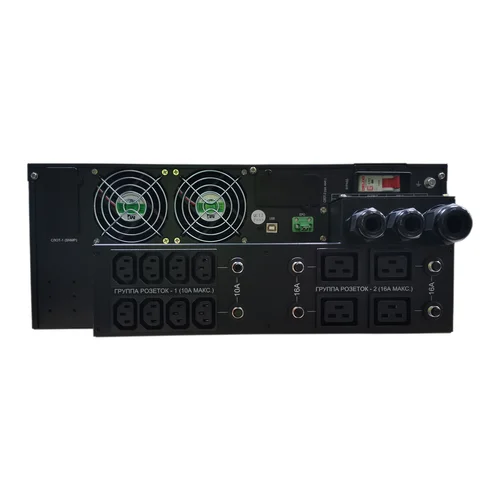 Источник бесперебойного питания онлайн SNR INTELLIGENT 10кВА/10кВт, 1ф:1ф, 192В(DC) (16x9Ач)